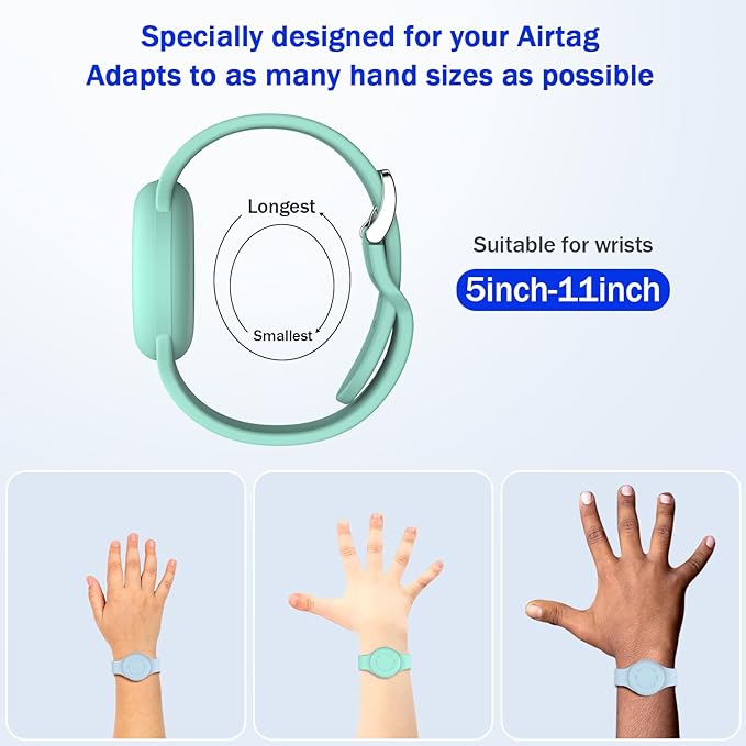 R-fun Waterproof for Air Tag Bracelets Compatible - Image 5