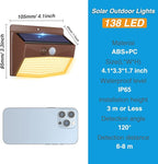 Peasur Solar Outdoor Lights, Motion Sensor Security Lights - Image 6