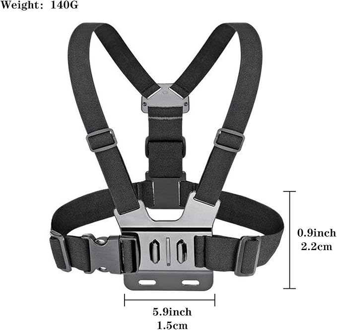 Adjustable Mobile Phone Chest Strap Harness Mount, Compatible - Image 8