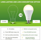 DEBAOBULB 4 Pack Rechargeable Emergency Light Bulbs, Battery Powered LED Light - Image 8