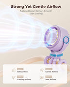 SWEETFULL Baby Stroller Fan - 4000mAh Rechargeable 4-Speed Quiet - Image 3