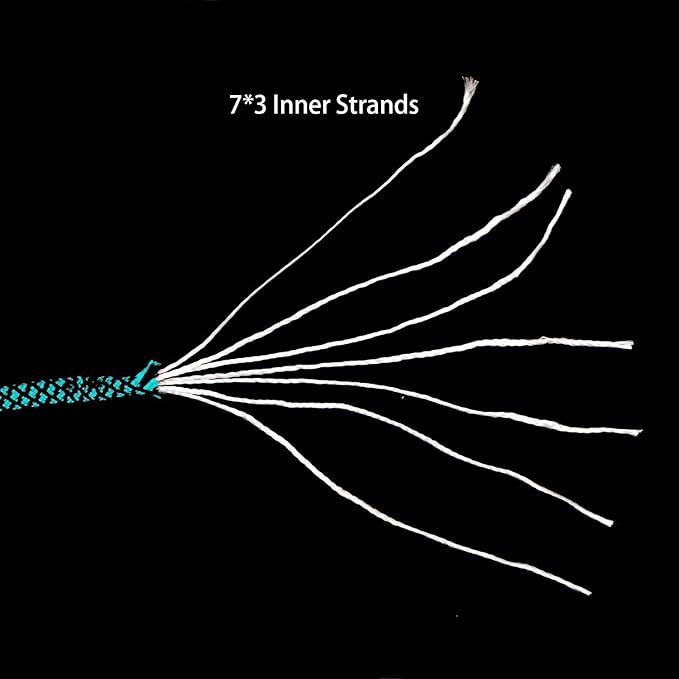 7 Strand Core 550lb Paracord Parachute Cord Lanyard Mil Spec Type III - 4mm 165 - Image 5