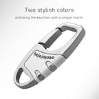 Keychain with Carabiner Clip, 4 Heavy Duty Key Rings and D Ring - Image 8