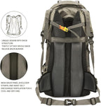 Bseash 60L Waterproof Hiking Camping Backpack - Image 7