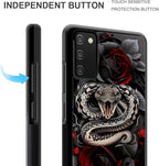 for Samsung Galaxy S20 FE Case, Entwined Rose Snake Pattern Graphic Design Girl - Image 4
