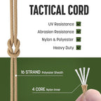 2.4mm Paracord 275LBS 100FT Rope Cord - Image 3