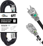 Indoor Outdoor Extension Cord Weatherproof by HONDERSON