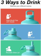 Coolflask 128 oz Gallon Water Bottle Insulated - Image 5