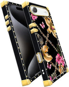 for iPhone 17 Air Case Luxury Golden Decoration - Image 3