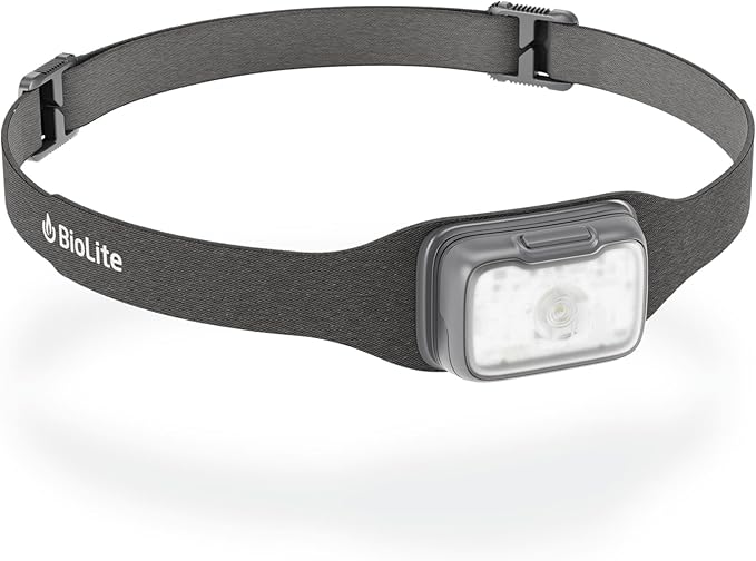 BioLite Range 300 Waterproof, Fast-Charging Rechargeable Headlamp, Midnight Grey by BioLite