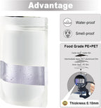 6.3"x9.5" 120pcs Mylar Bags for Food Storage, Smell Proof Bag - Image 5