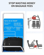 ECOHUB 17'' Small Travel Backpack, United Airlines Personal Item Bag - Image 2