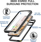 AICase for Google Pixel 8 Case Waterproof Clear Built-in Screen Protector - Image 4