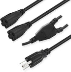 KUNCAN Power Cord Extension Y Splitter - Image 2