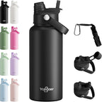 32oz Insulated Water Bottle by Yakooer