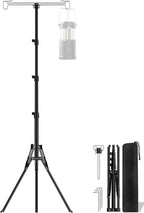 Telescopic Height Adjustable Camping Lantern Tripod Stand by JSDOSREO