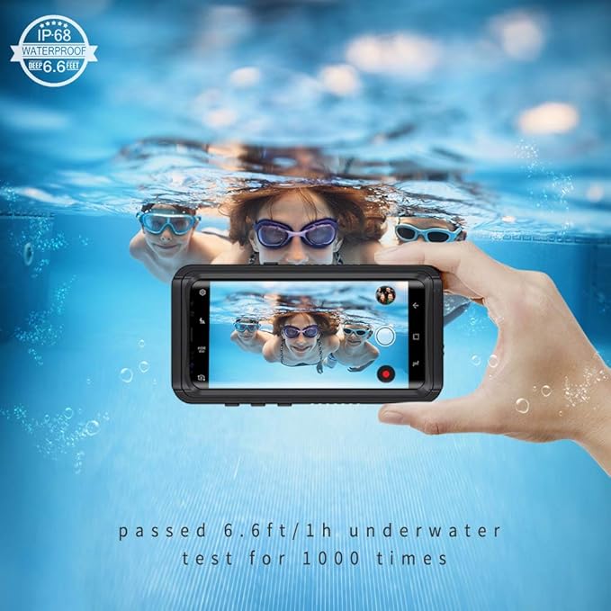 Lanhiem for Samsung Galaxy S8 Case, IP68 Waterproof Dustproof Case - Image 3