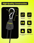 Longer 10ft 1/8" Ratchet Straps Hanger Rope Tie-Down Ratchet Outdoor Windproof - Image 2