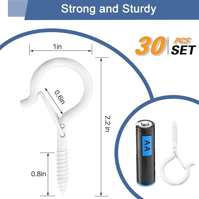 ADIIL 30 PCS Q Hanger Hooks - Image 6