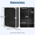 LeMotech Electrical Box Clear Cover Project Box IP65 Waterproof Junction Box - Image 2