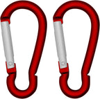 LESHIRY Large Carabiners Keychain 3" Aluminum D Shape Premium Durable D-Ring by LESHIRY
