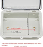 Zulkit 2pcs Junction Box ABS Plastic Dustproof Waterproof IP65 Electrical Boxes - Image 5