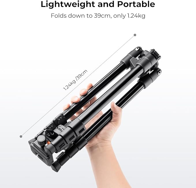 K&F CONCEPT 64 inch/163 cm Camera Tripod, Lightweight Travel Outdoor DSLR - Image 3