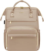 LOVEVOOK Leather Laptop Backpack by LOVEVOOK