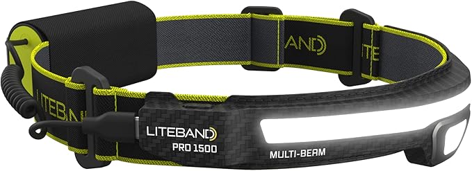 OPTIMAL VENTURES LITEBAND PRO Multi-Beam Rechargeable LED Headlamp, 1500 Lumens - Image 2