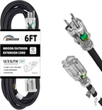 Indoor Outdoor Extension Cord Weatherproof by HONDERSON