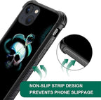 for iPhone 13 Mini Case, Skeleton Winding Snake Pattern Graphic Design Girl Boy - Image 6
