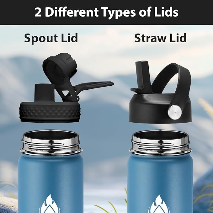 SENDESTAR Insulated Water Bottle 24 oz, Double Wall Vacuum Leak Proof Stainless - Image 2