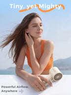 Handheld Portable Fan, 6-Speed Powerful Mini Personal Fan, Rechargeable 5000mAh - Image 2