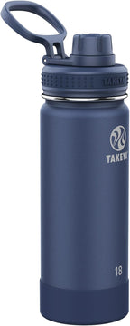 Takeya Actives Stainless Steel Water Bottle, Insulated Spout Lid, Keeps Drinks by Takeya