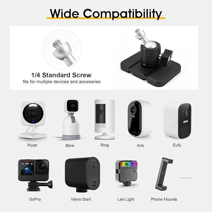 Magnetic Camera Mount with 1/4" Thread - Image 6