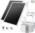 2 Pack Solar Panel for Ring Camera, 6W Solar Charger by Unknown