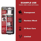 PC-Products PC-Woody Wood Repair Epoxy Paste, Two-Part 12 oz, and PC-Petrifier - Image 7