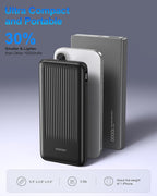 2-Pack Portable Charger, 10000mAh 22.5W Compact USB C Power Bank Fast Charging - Image 6