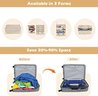 Surblue Hanging Closet Storage Bag Collapsible 3-Shelf Washable Oxford Fabric - Image 3