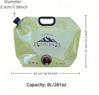 8L/281oz Outdoor Collapsible Water Jug BPA-Free w/Adjustable Faucet - Image 3