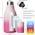 BJPKPK Insulated Water Bottles, 12oz Stainless Steel Metal Water Bottle - Image 3