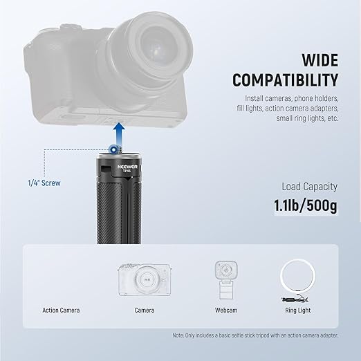 NEEWER Basic Selfie Stick Tripod - Image 3