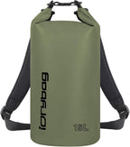 IDRYBAG Dry Bag for Kayaking Waterproof 2L/5L/10L/15L/20L, Small Dry Sack by iDrybag+