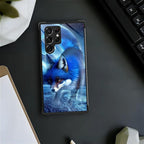 for Samsung Galaxy S23 Ultra Case, Snowy Mountain Fox Lake Pattern Graphic - Image 3