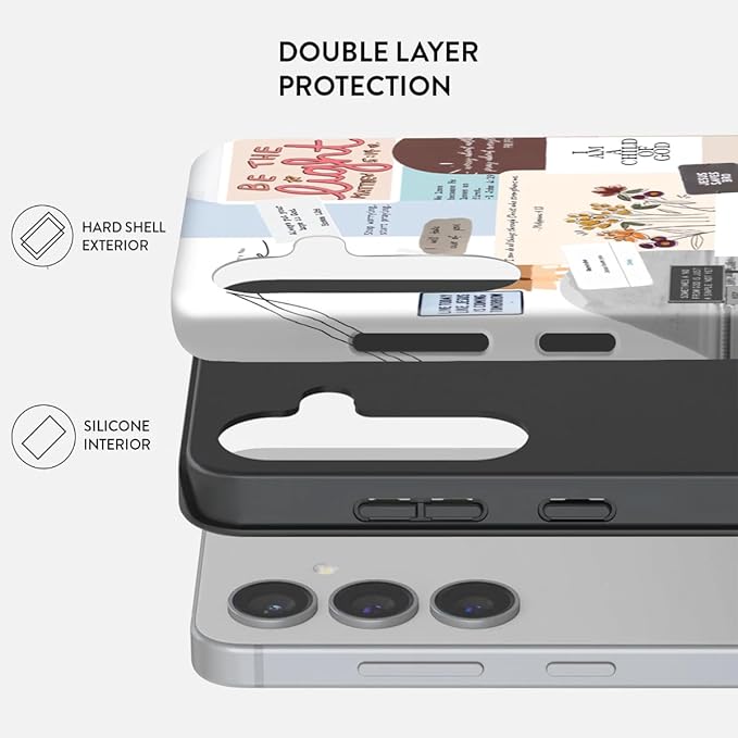 Compatible for Samsung Galaxy S24 Ultra 5G Case, Dual Layer Heavy Duty 2 in 1 - Image 2