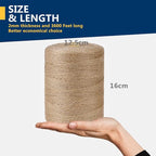 PerkHomy Jute Twine String 3600 Feet Natural Thin - Image 2
