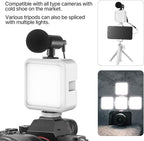 ULANZI VL49 2000mAh LED Video Light w 3 Cold Shoe, Rechargeable Soft Light Panel - Image 3