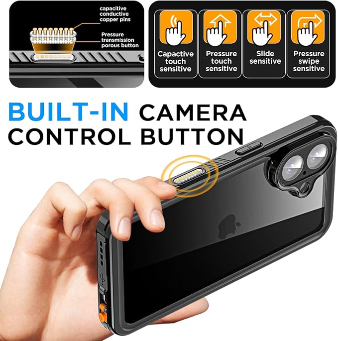 AICase Compatible with iPhone 16 Plus Case Waterproof - Image 3