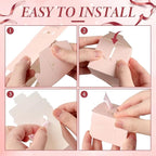 CHolic 50Pcs Party Favor Candy Box, Thank You Pink Gift Candy Box - Image 4