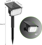 LANSOW Solar Spot Lights Outdoor Color Changing, Christmas Landscape Spotlights - Image 7